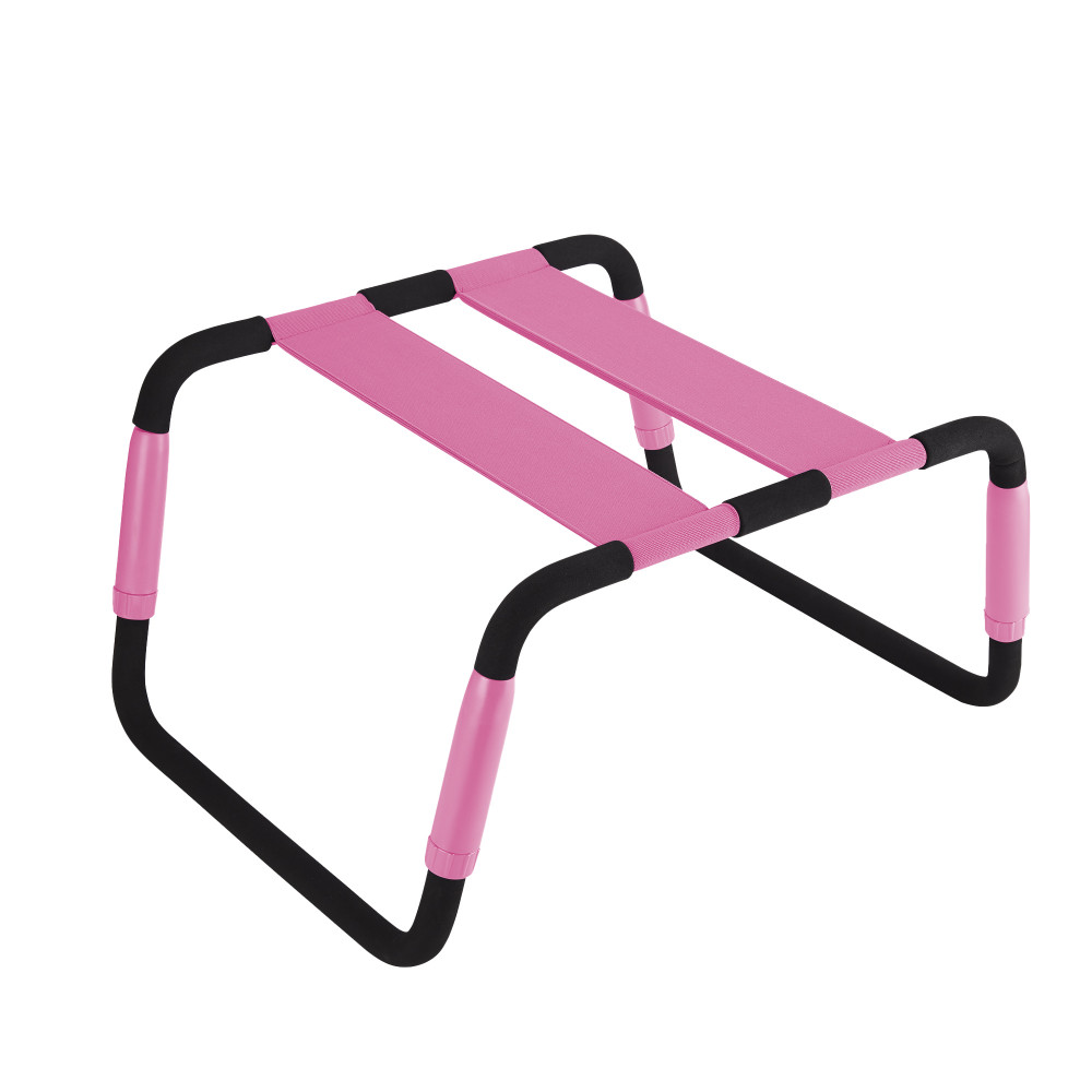 Секс игрушки - Компактный стул для секса Roomfun Easy Detachable Sex Chair с регулируемой высотой, розовый