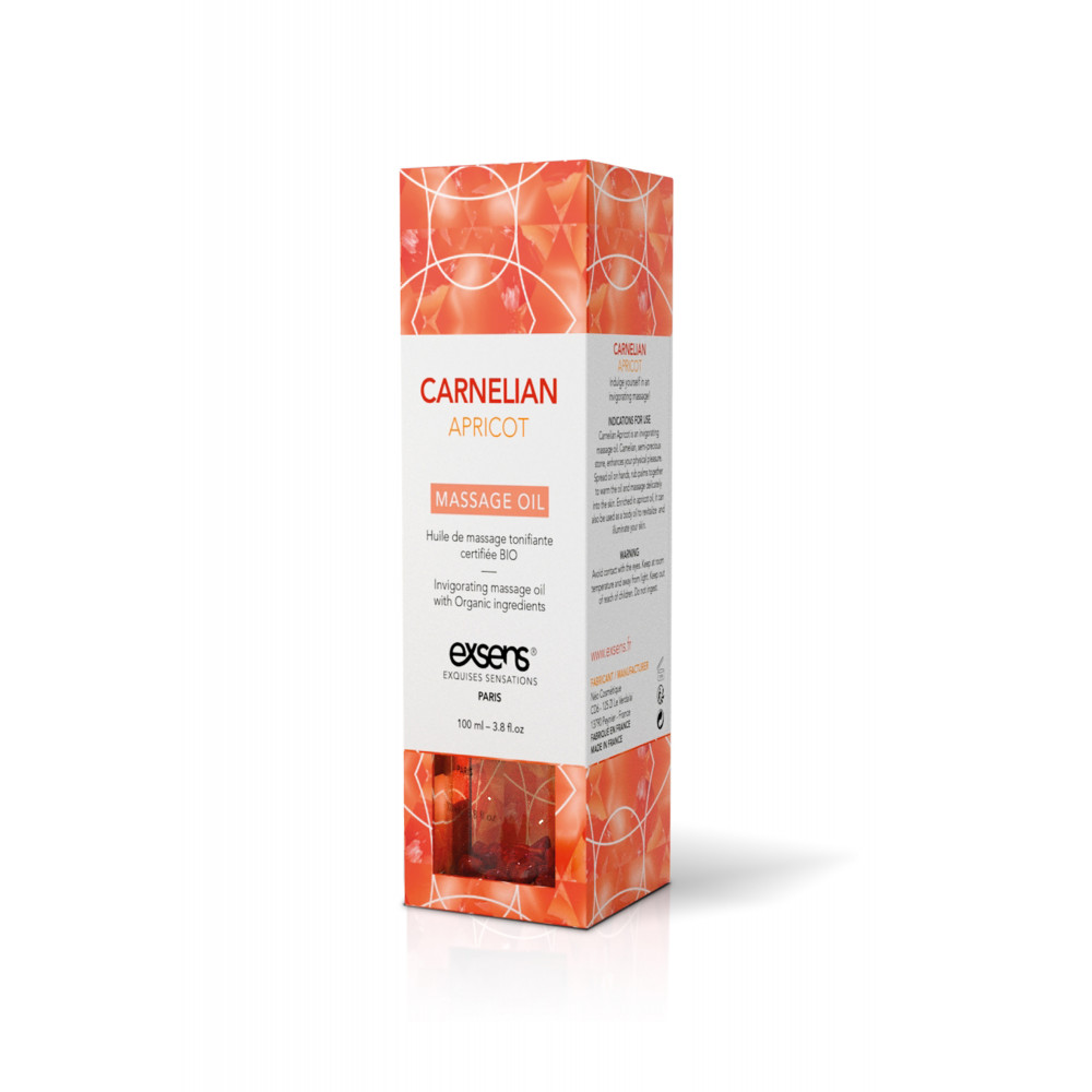 Массажные масла - Массажное масло EXSENS ORGANIC MASSAGE OIL CARNELIAN APRICOT 100ML 3