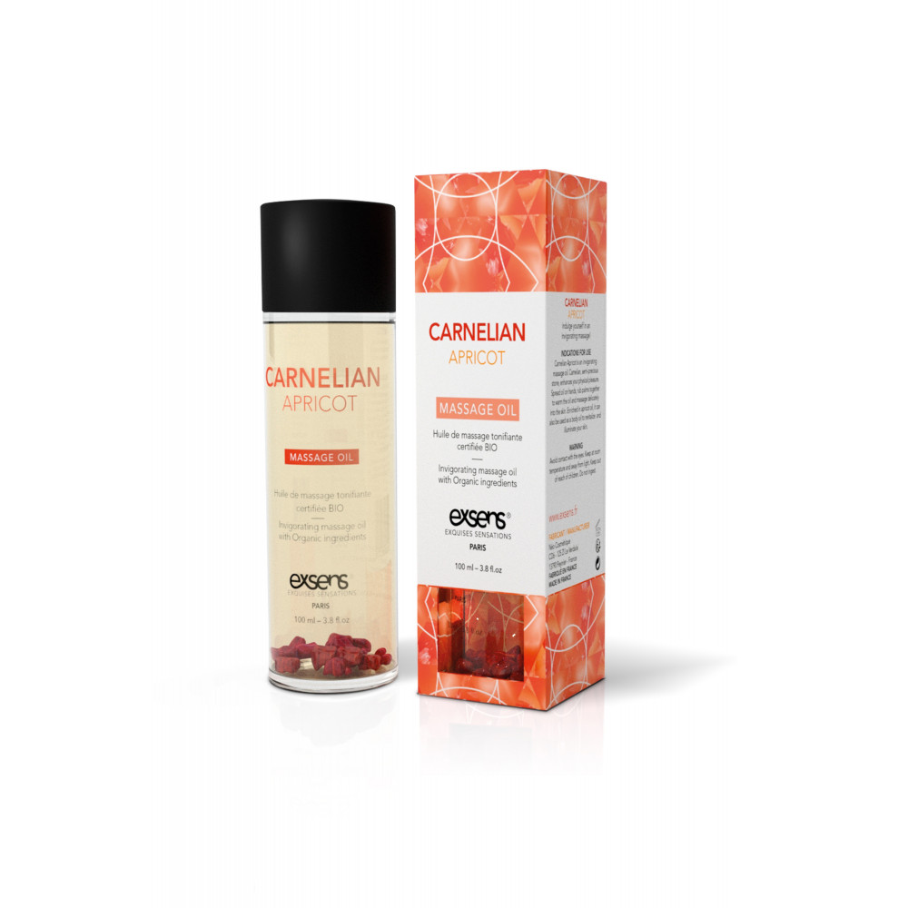 Массажные масла - Массажное масло EXSENS ORGANIC MASSAGE OIL CARNELIAN APRICOT 100ML 1