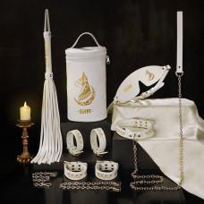 Набор БДСМ Roomfun Egyptian Cat Bondage Kit 9 предметов, белый