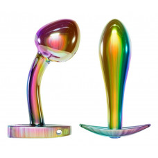 Набор пробок Anos Metal Butt Plug Set Rainb