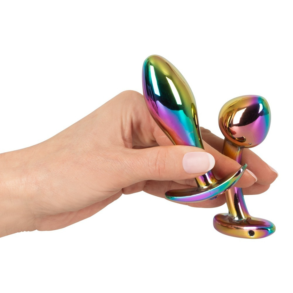 Секс игрушки - Набор пробок Anos Metal Butt Plug Set Rainb 2