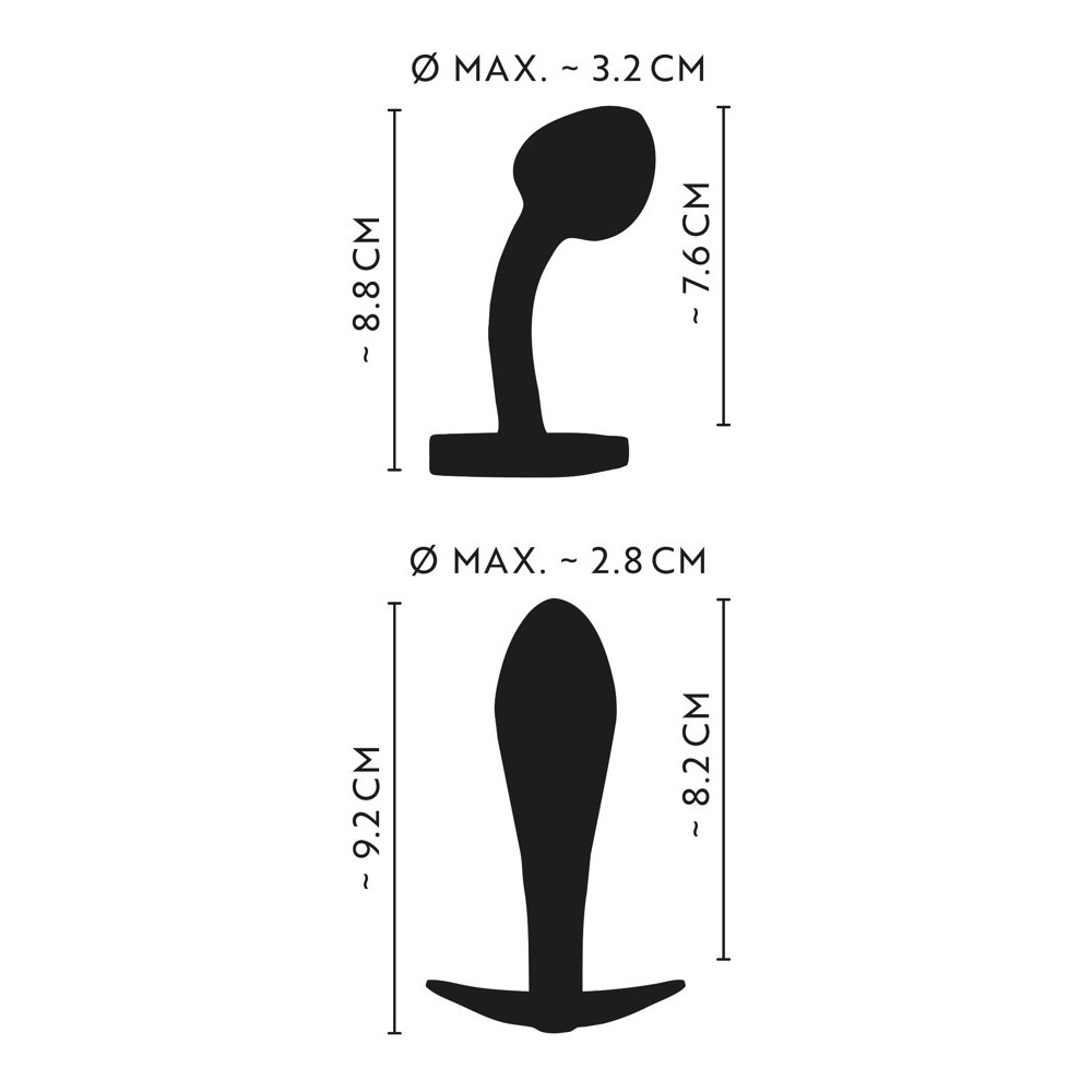 Секс игрушки - Набор пробок Anos Metal Butt Plug Set Rainb 1