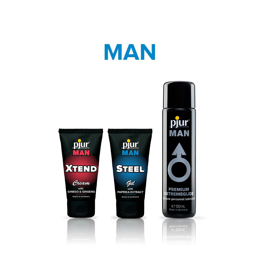 Мужские возбудители - Гель для пениса стимулирующий pjur MAN Steel Gel 50 ml с экстрактом паприки и ментолом 1