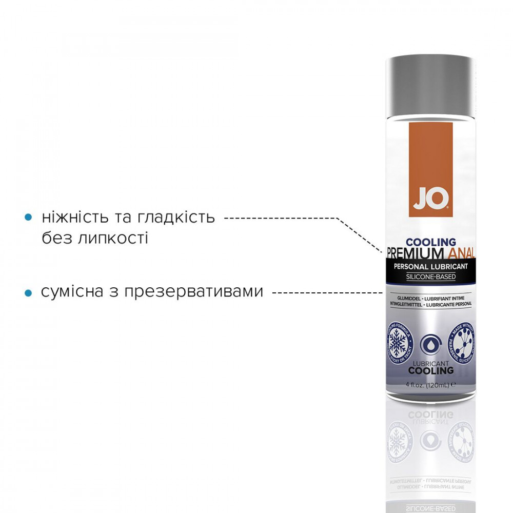 Анальные смазки - Анальная смазка System JO ANAL PREMIUM - COOLING (120 мл) охлаждающая, на силиконовой основе 3