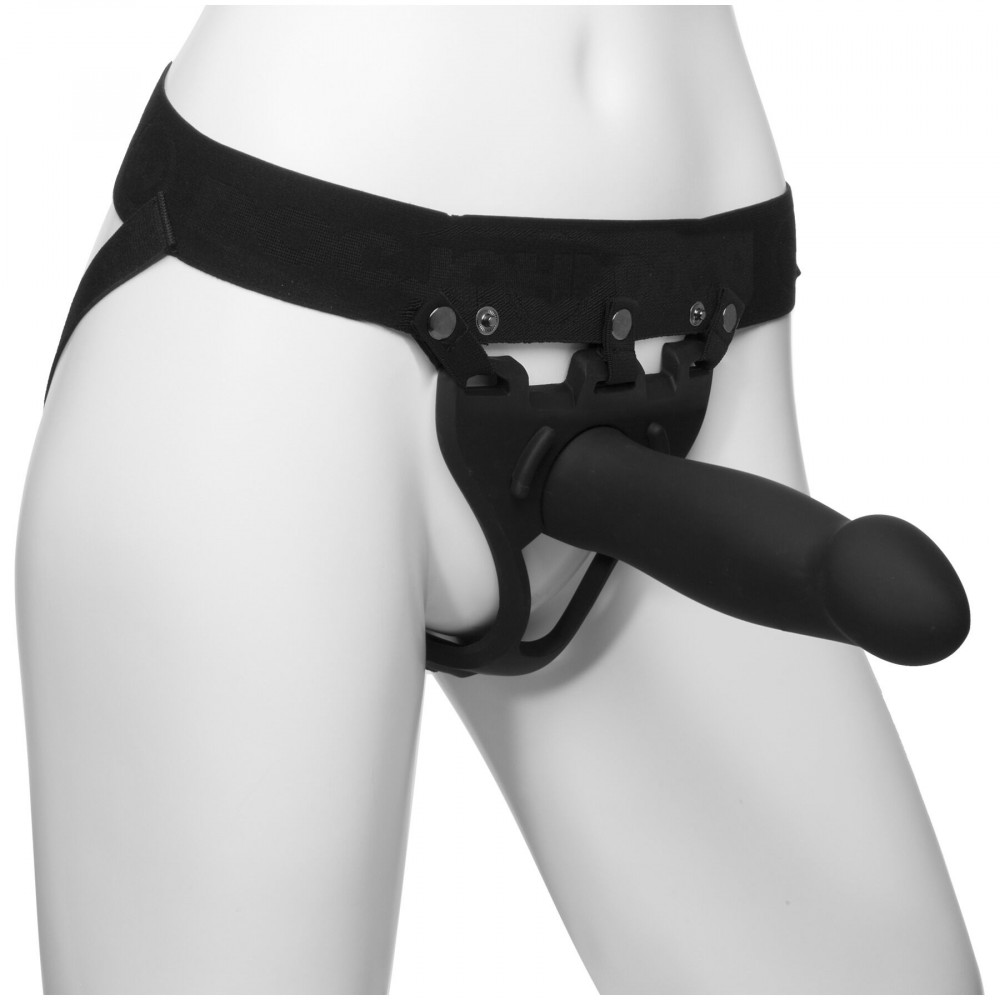 Фаллопротезы   - Страпон унисекс Doc Johnson Body Extensions – Be Bold, полая насадка