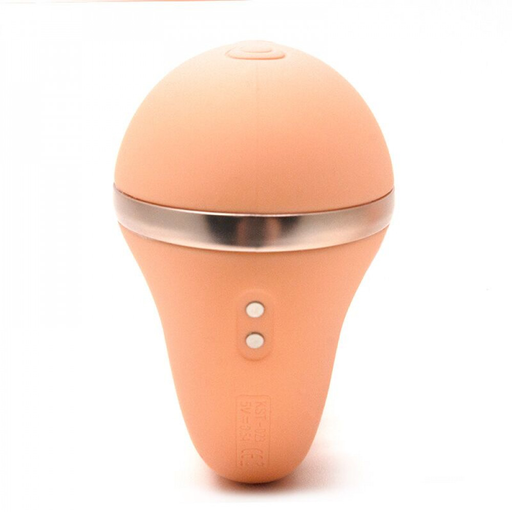 Вибраторы вакуумные - Вакуумный вибратор KISTOY Tina Mini Orange, вагинально-клиторальный 2