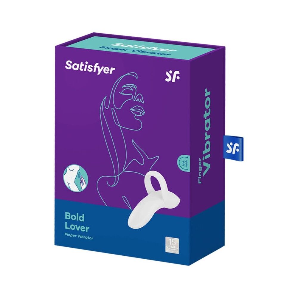 Мини вибраторы - Вибратор на палец Satisfyer Bold Lover White, гибкий 1