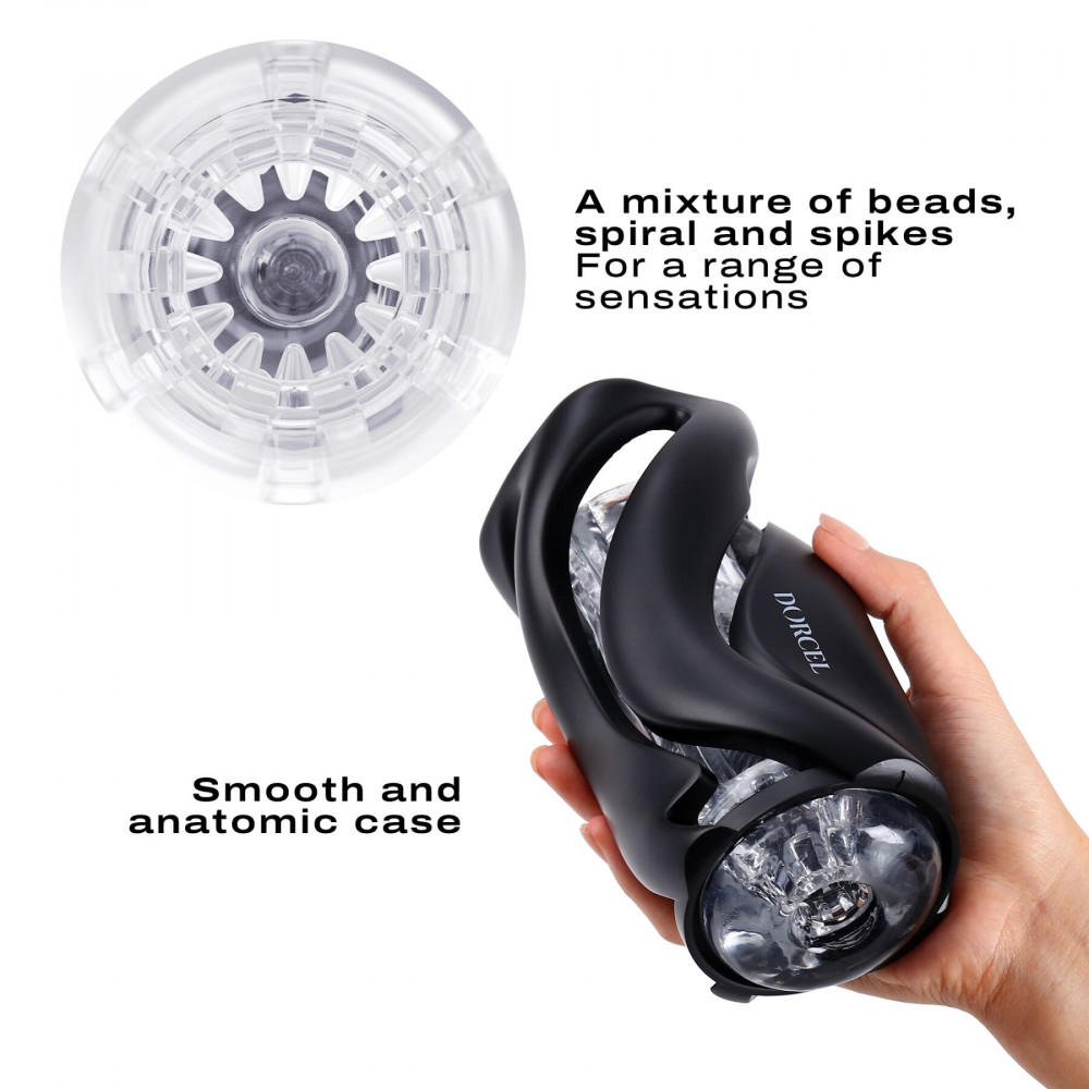 Другие мастурбаторы - Мастурбатор Dorcel DEEP BLOW BLACK, двойное использование 6