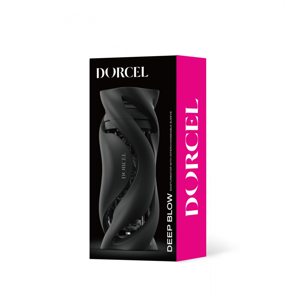 Другие мастурбаторы - Мастурбатор Dorcel DEEP BLOW BLACK, двойное использование 2