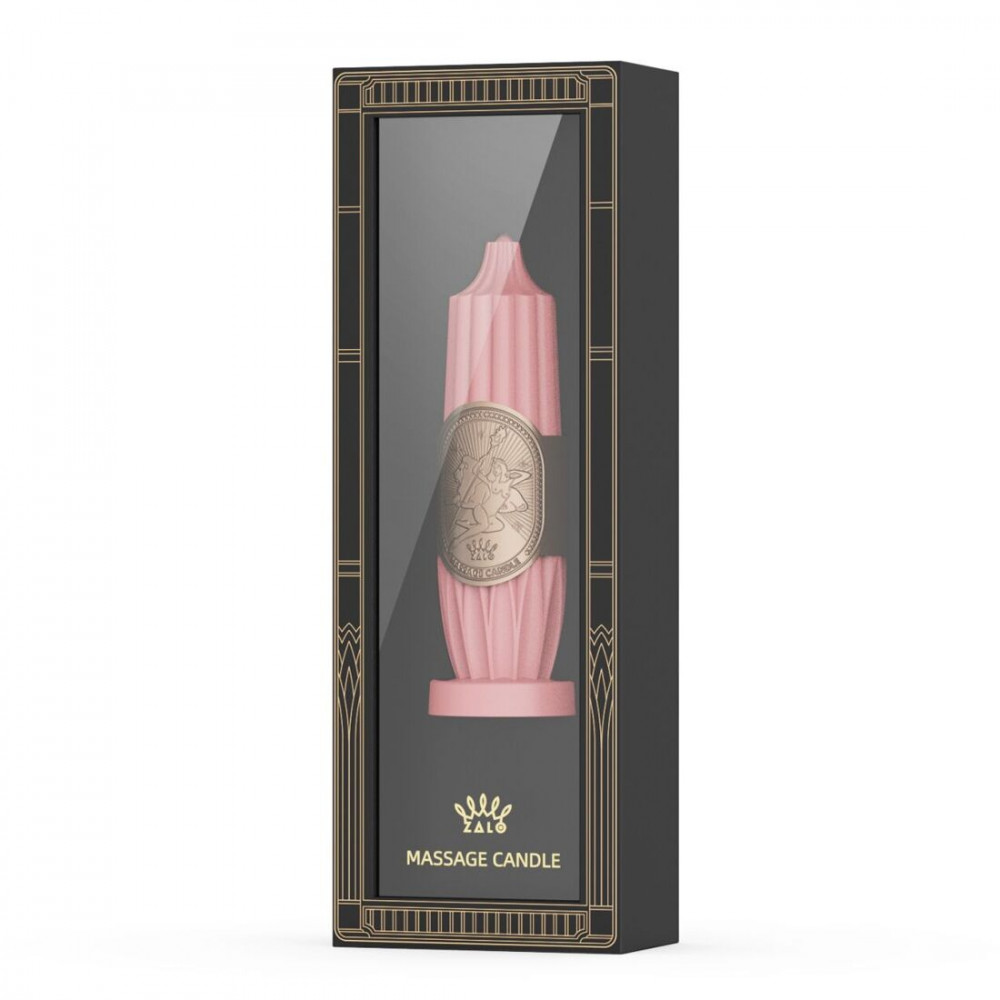 Массажные свечи - Роскошная массажная свеча Zalo Massage Candle Pink 1