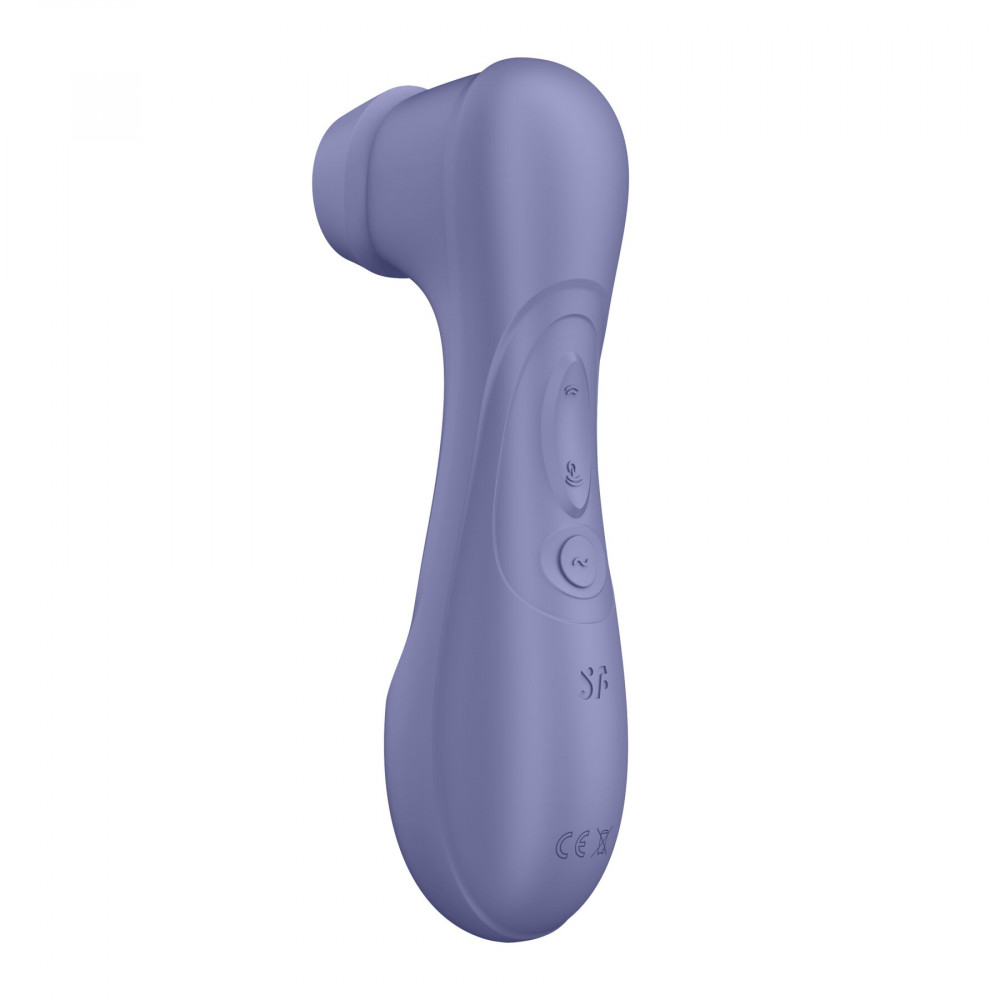 Вибраторы вакуумные - Вакуумный клиторальный стимулятор Satisfyer Pro 2 Generation 3 with Liquid Air Connect App Lilac 3