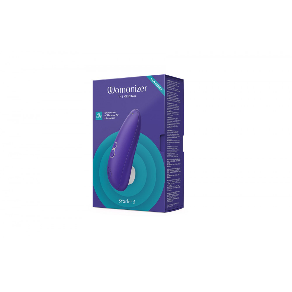 Вибраторы вакуумные - Вакуумный клиторальный стимулятор Womanizer Starlet 3 INDIGO 6