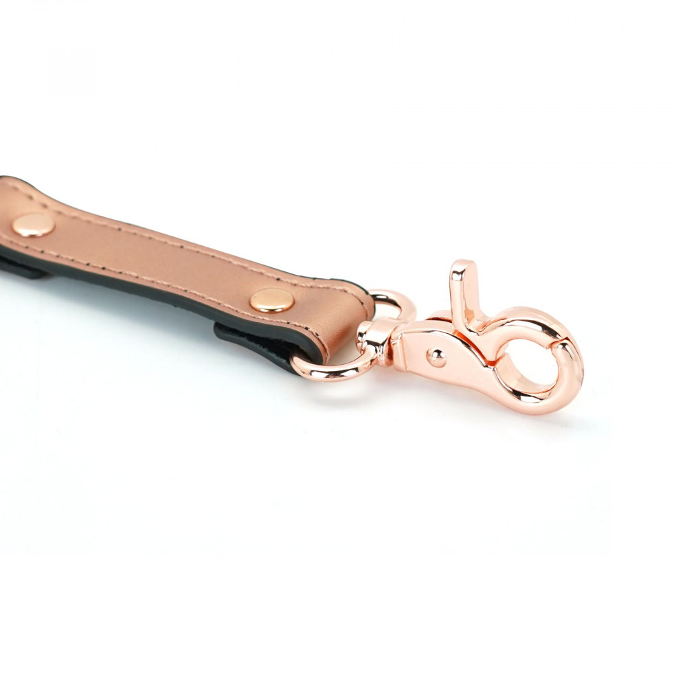 Наручники, веревки, бондажы, поножи - Крестовина Liebe Seele Rose Gold Memory Hog Tie 4