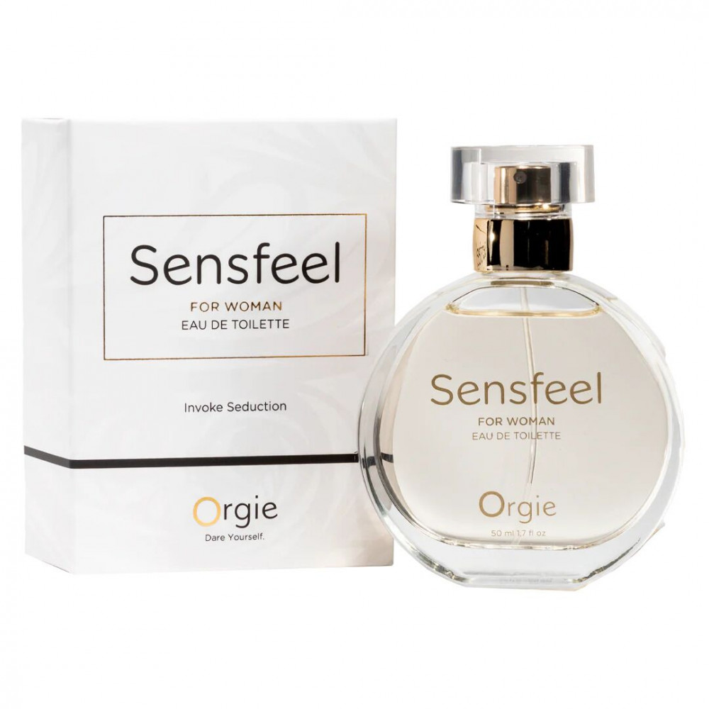 Интимная косметика - Женские духи с феромонами Orgie – Sensfeel for Woman (50 мл), цветочно-фруктовый аромат