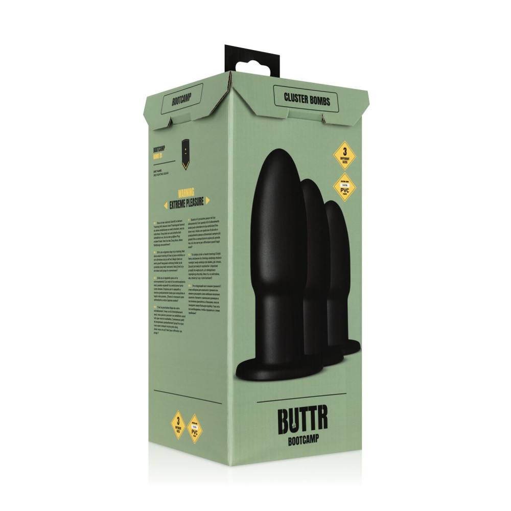 Наборы анальных пробок - Набор анальных пробок BUTTR - Cluster Bombs Anal Training Set 6