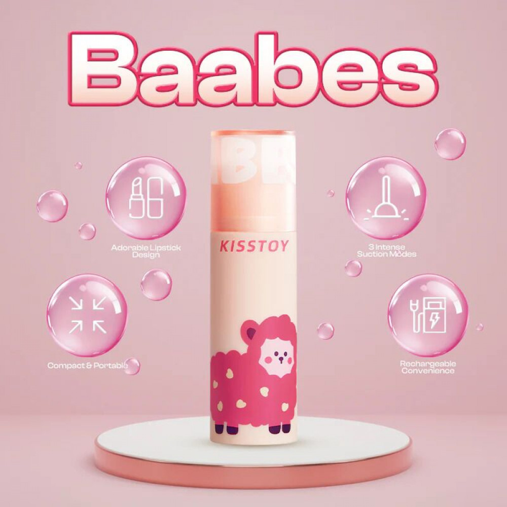 Вибраторы вакуумные - Вакуумный стимулятор KISSTOY Baabes 4