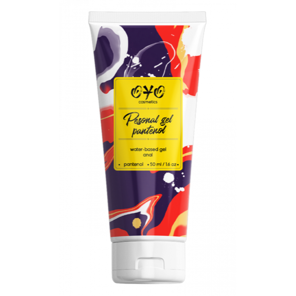 Лубриканты - Анальный гель на водной основе OYO Personal Gel Pantenol, 50 мл 1