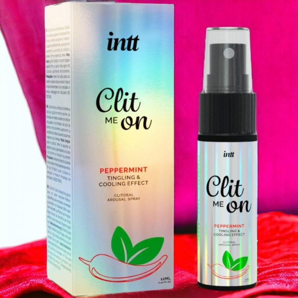 Лубриканты - Возбуждающий гель INTT Clitoris Stimulator Spray Clit Me On Peppermint 3