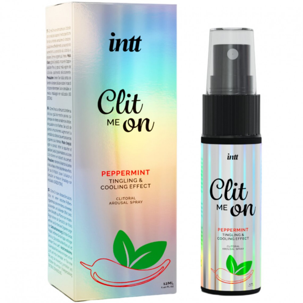 Лубриканты - Возбуждающий гель INTT Clitoris Stimulator Spray Clit Me On Peppermint