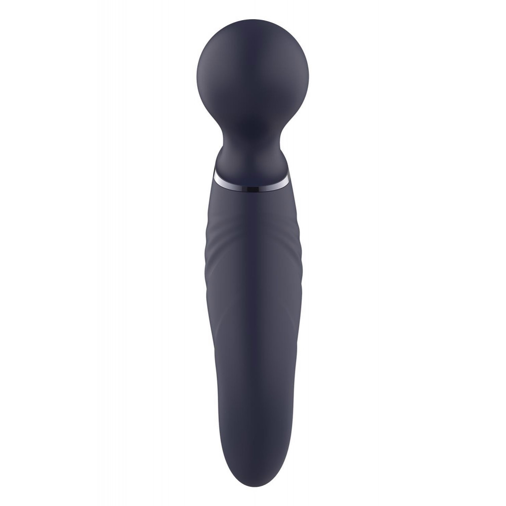 Секс игрушки - Вибратор микрофон изогнутый двойной стимуляции Dream Toys Glam Dual Wand Vibe, фиолетовый 2