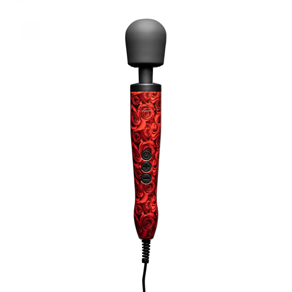Вибромассажеры - Вибромассажер DOXY Original ROSE PATTERN, очень мощный, питание 220В, пульсирующие вибрации