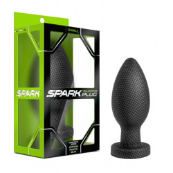 Анальная пробка силикон BLUSH SPARK SILICONE PLUG SMALL CARBON FIBER