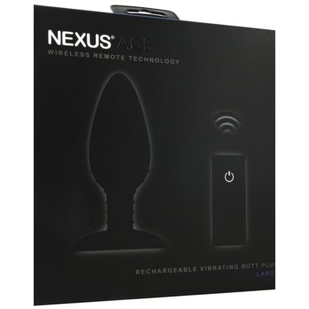 Анальные вибраторы - Анальная вибропробка Nexus Ace Large с дистанционным пультом управлениия 1