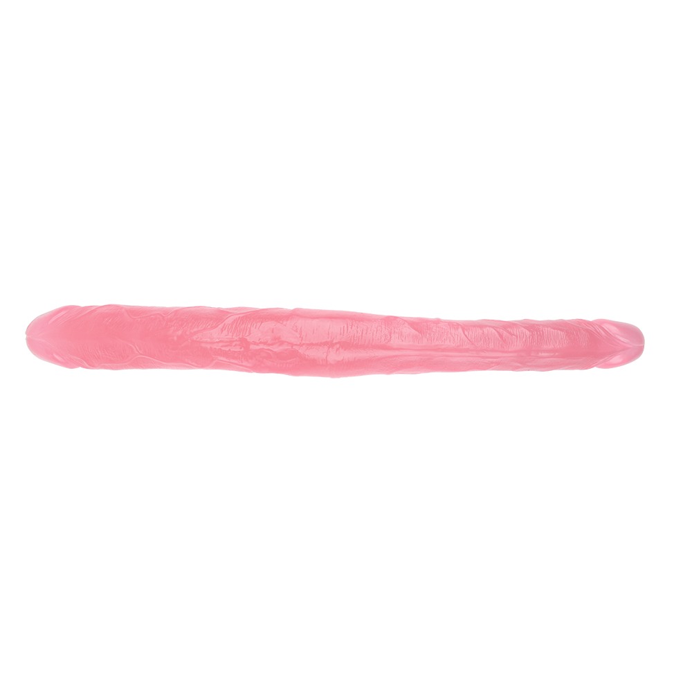 Секс игрушки - Фаллоимитатор двойной Chisa Hi-Rubber 45 см, розовый 3
