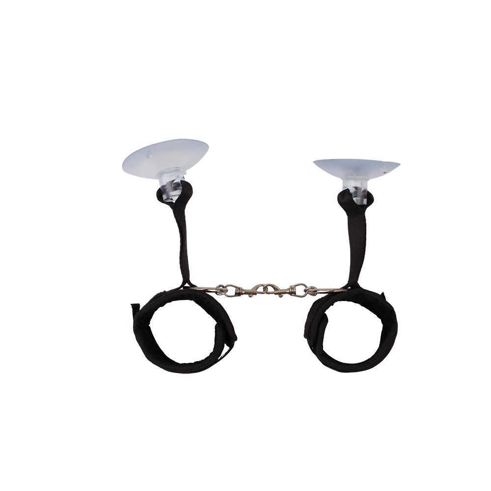 Наручники, веревки, бондажы, поножи - Фиксаторы для рук Chisa Behave Tie Up Love Cuffs на присоске 2