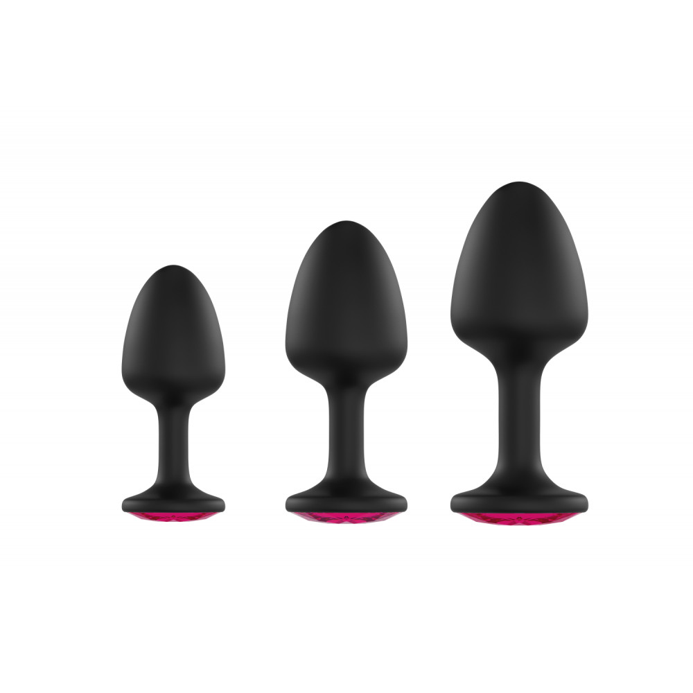 Анальная пробка - Анальная пробка Dorcel Geisha Plug Ruby M с шариком внутри, создает вибрации, макс. диаметр 3,2см 4