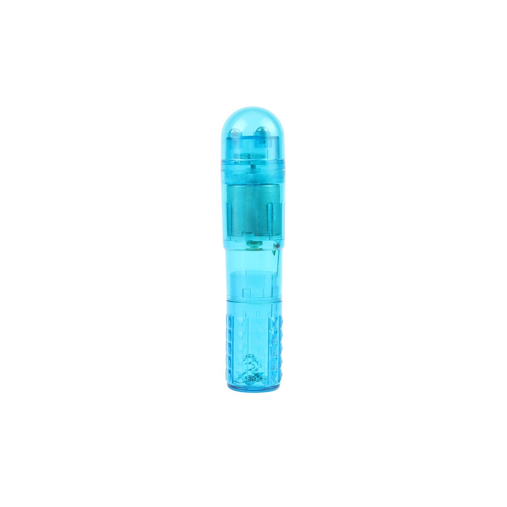 Секс игрушки - Мини-вибратор со сменными насадками Chisa Basic Luv Theory Ultimate Massager, голубой 2