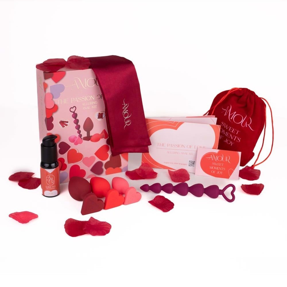 Секс игрушки - Набор для анальной тренировки Dream Toys Amour The Passion Of Love с бусинами и аксессуарами