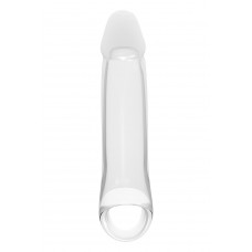 Насадка на пенис Dreamtoys Ramrod с кольцом для мошонки, прозрачная
