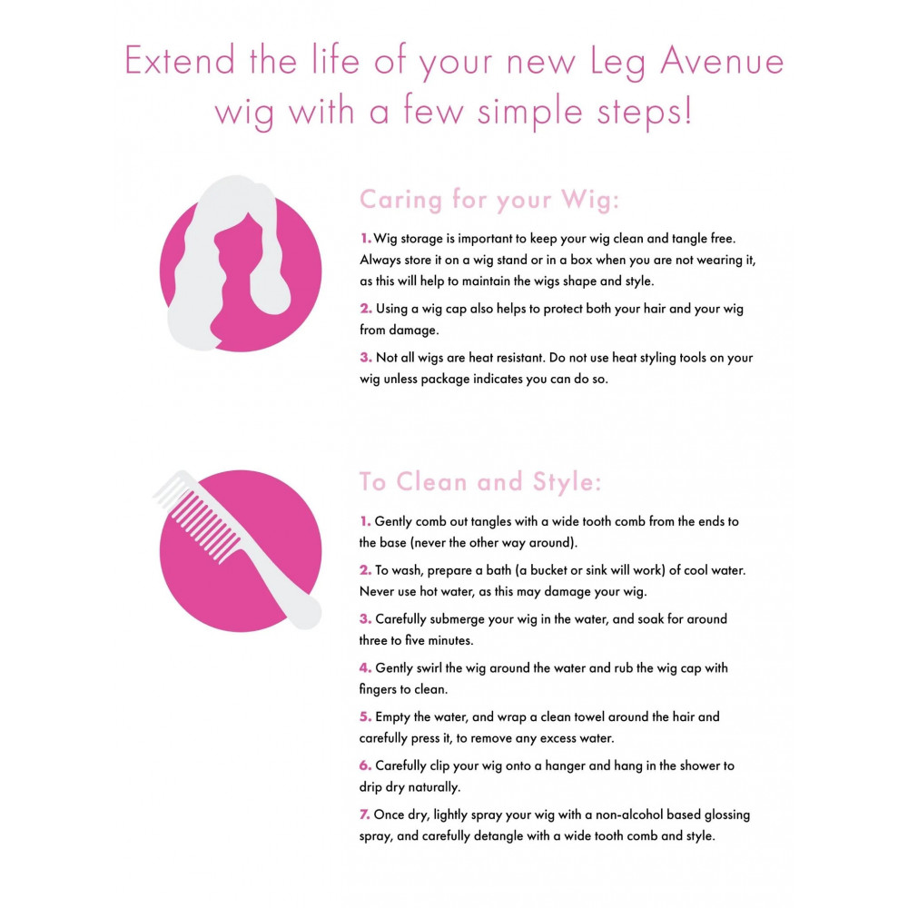 Аксессуары для эротического образа - Парик черно-белый Leg Avenue Leg Avenue Cruella, размер O/S, длина 64 см 1