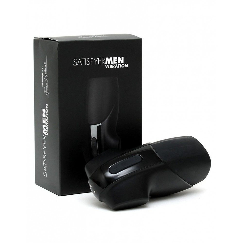 Мастурбаторы с вибрацией - Мастурбатор Satisfyer Men Vibration имитатор минета с вибрацией, стимуляция головки 1