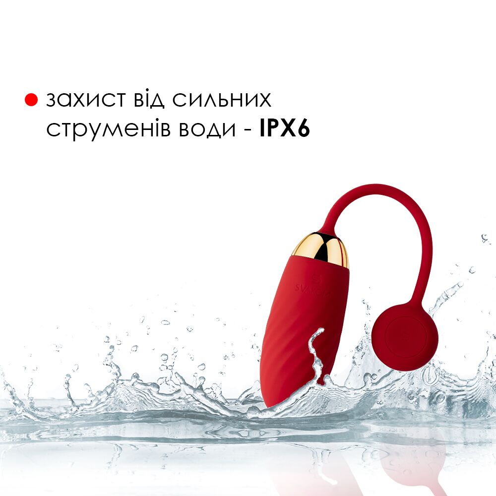 Виброяйцо - Виброяйцо Svakom Ella Red 4