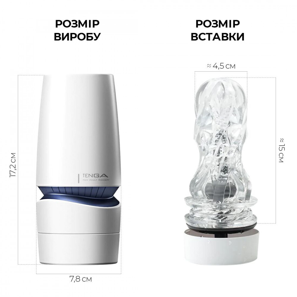 Другие мастурбаторы - Мастурбатор Tenga - Aero Masturbator Cobalt, инновационная технология всасывания 5