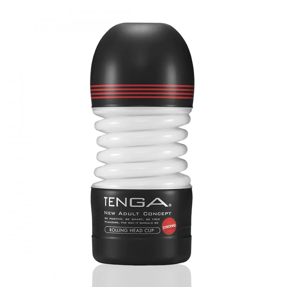 Другие мастурбаторы - Мастурбатор Tenga Rolling Head Cup Strong с интенсивной стимуляцией головки
