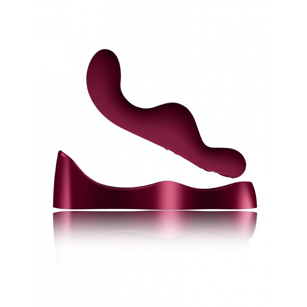Вибромассажеры - Универсальный sit-on-top вибратор Rocks Off Ruby Glow Blush, пульт ДУ