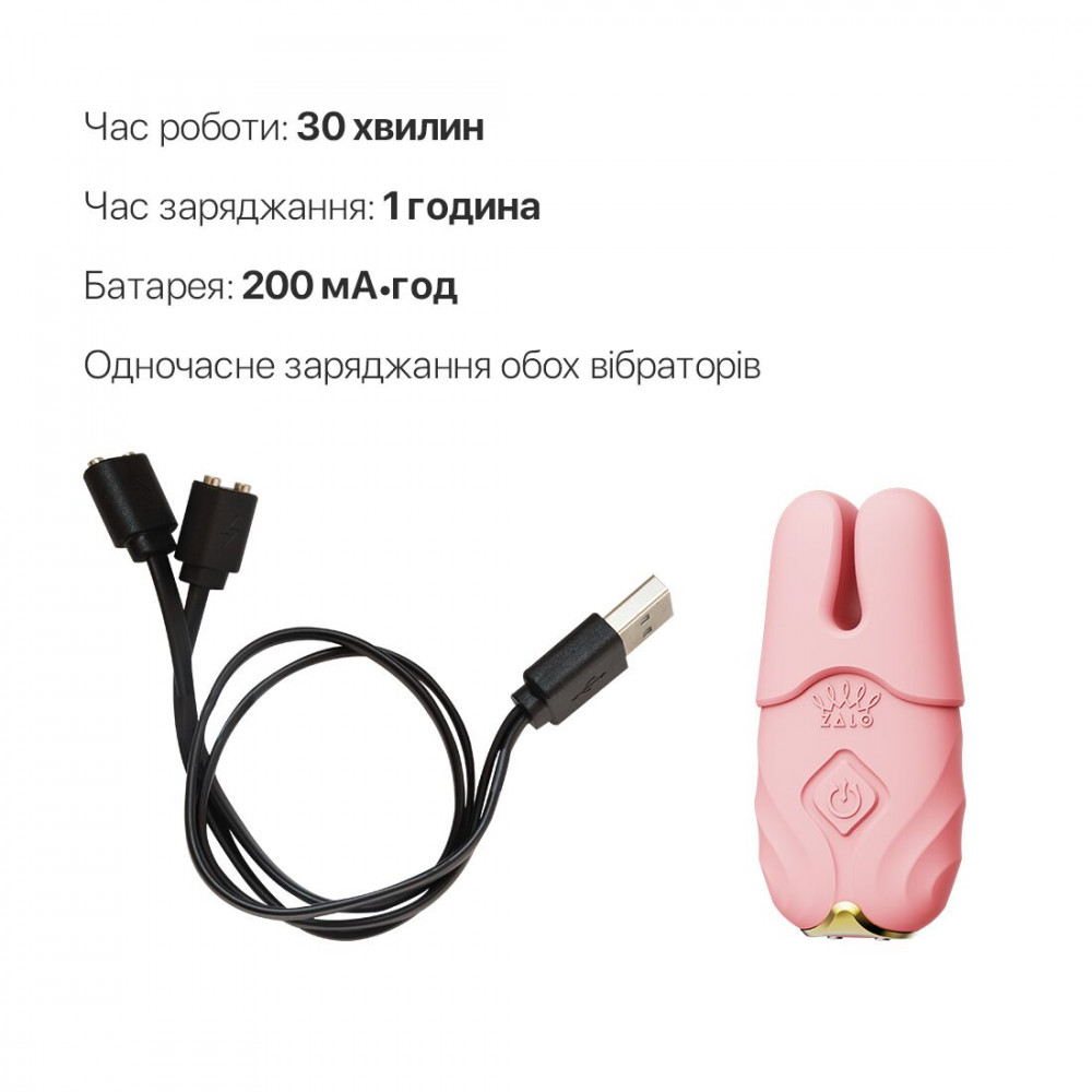 Для груди и сосков - Смарт-вибратор для груди Zalo - Nave Coral Pink, пульт ДУ, работа через приложение 3