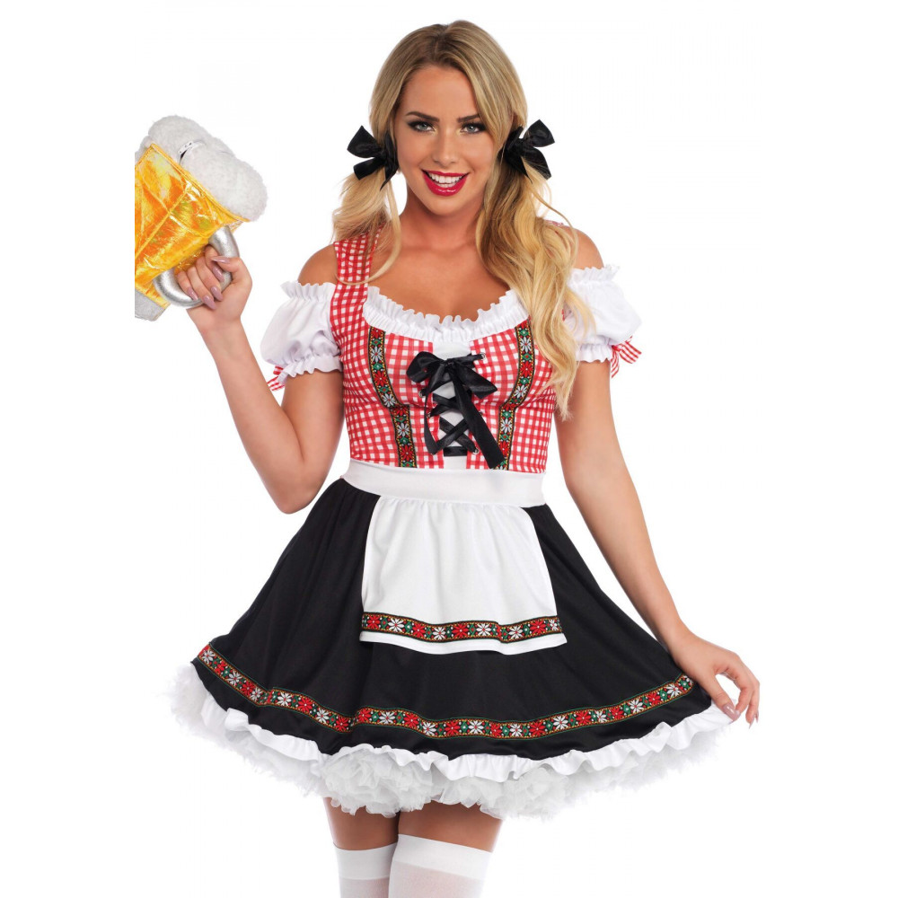 Эротические костюмы - Баварский костюм «Октоберфест» Leg Avenue Beer Garden Babe S