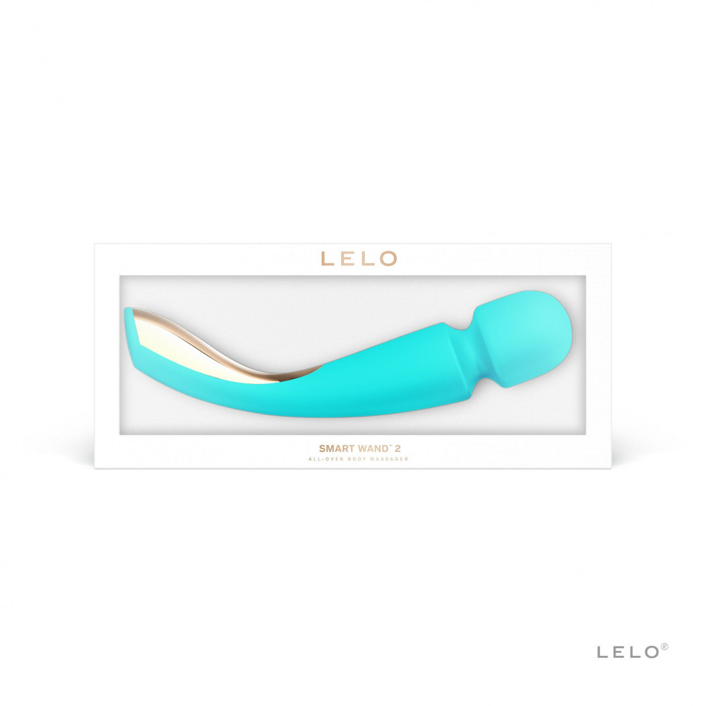 Вибромассажеры - Вибромассажер LELO Smart Wand 2 Medium Ocean Blue 1