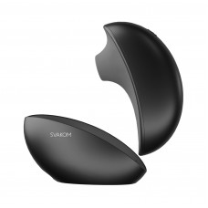 Вакуумный клиторальный стимулятор Svakom Pulse Galaxie Midnight Black, ночник-проектор звездного неб