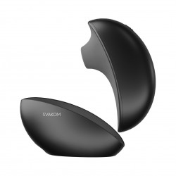 Вакуумный клиторальный стимулятор Svakom Pulse Galaxie Midnight Black, ночник-проектор звездного неб
