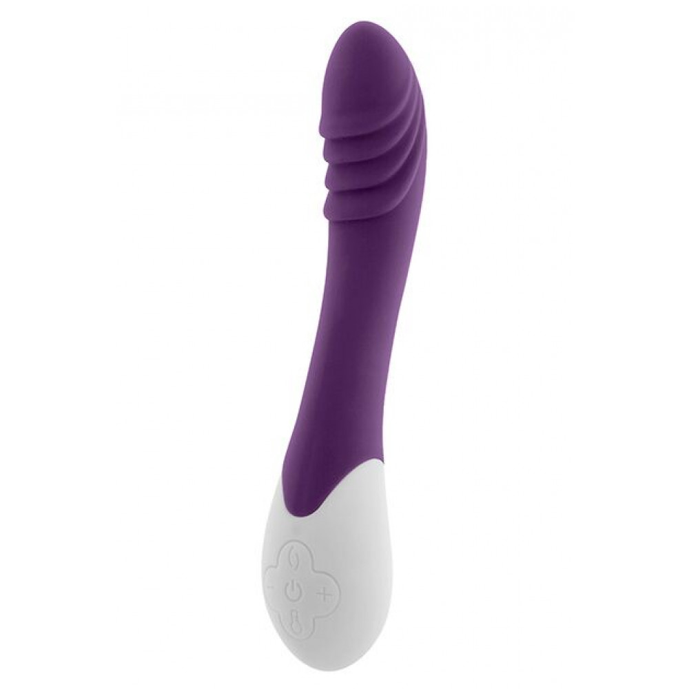 Вибратор - Вибратор S Pleasures Premium Phoenix, для точки G, фиолетовый, водостойкий, 16 видов вибрации, нагрев
