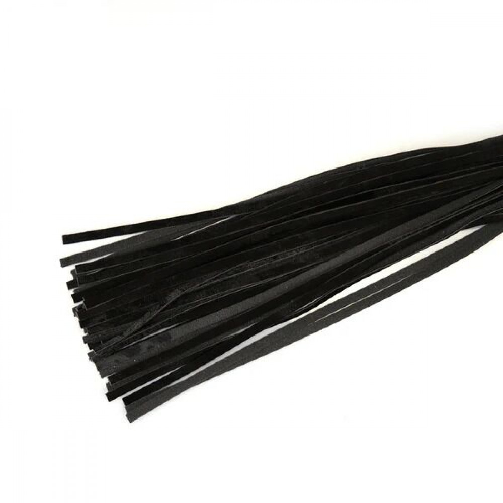Плети, стеки, флоггеры, тиклеры - Флоггер Liebe Seele Boudoir Amor Flogger Black 2