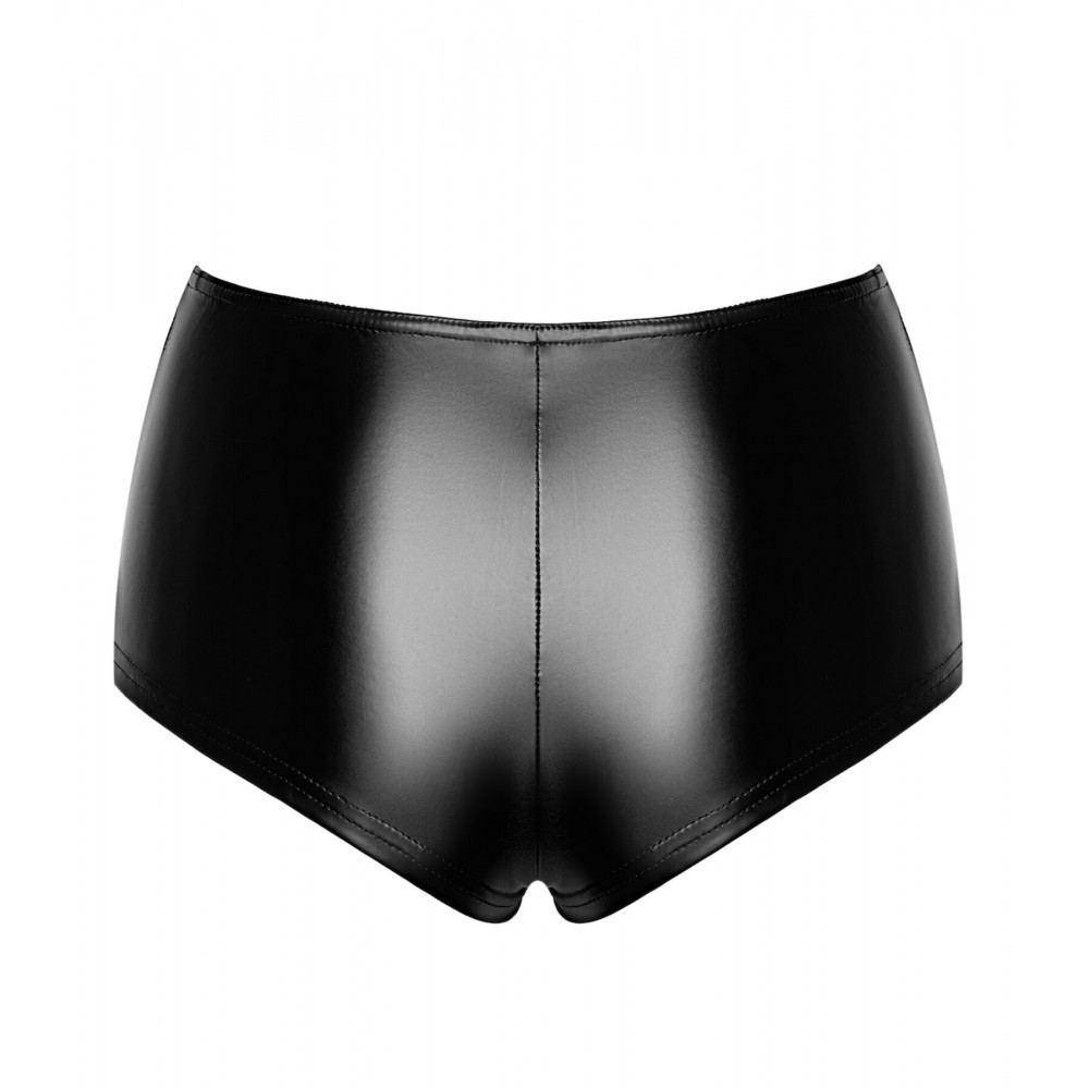Женское эротическое белье - Шорты Noir Handmade F335 Powerwetlook shorts - S 6