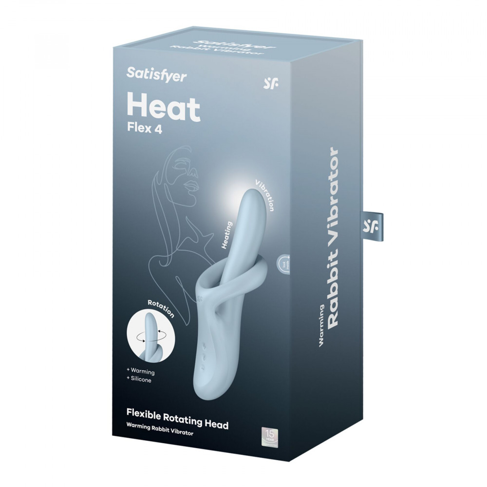 Вибратор - Вибратор Satisfyer Heat Flex 4 Blue 5