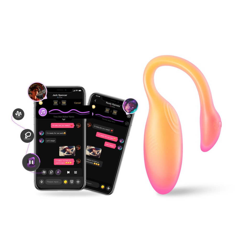 Виброяйцо - Смарт-виброяйцо Magic Motion Flamingo Max Orange 1